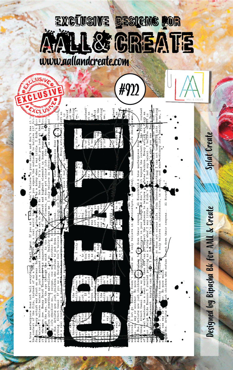 AALL and Create Stamp Set - 922 - Splat Create