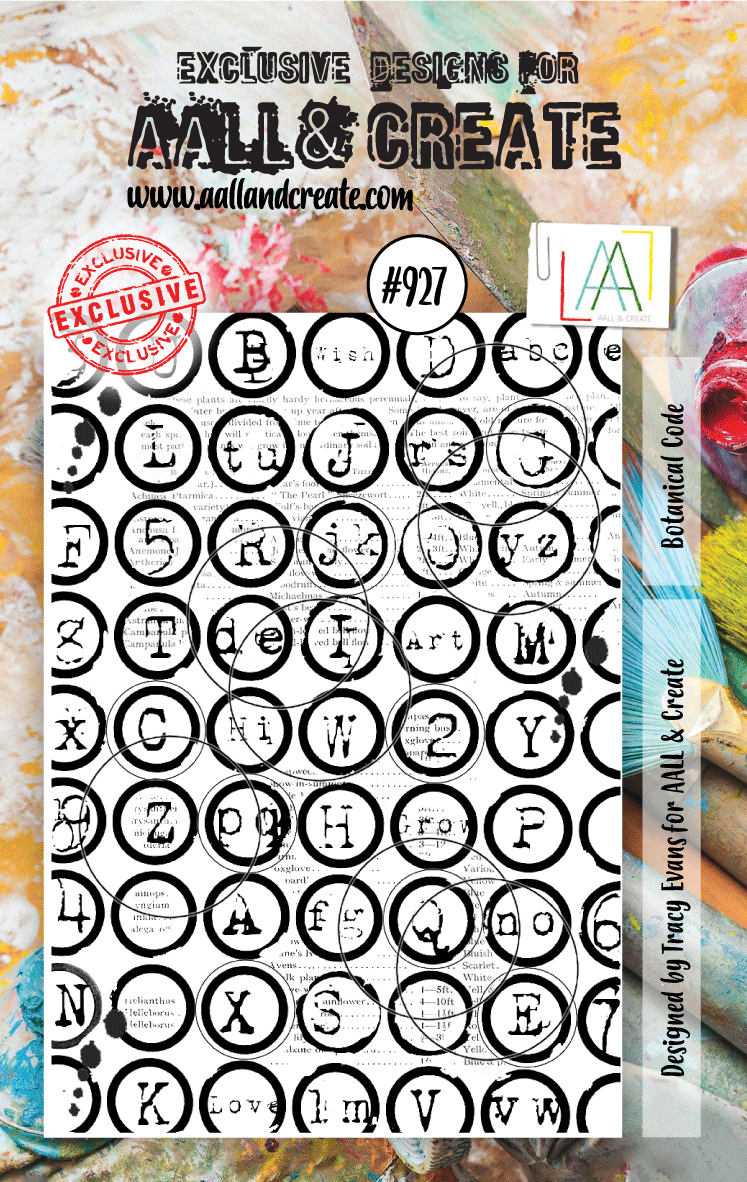 AALL and Create Stamp Set - 927 - Botanical Code