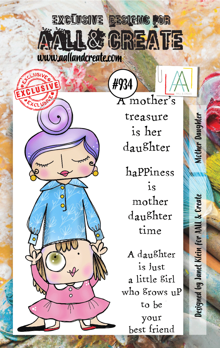 AALL and Create Stamp Set - 934 - Mother Daughter