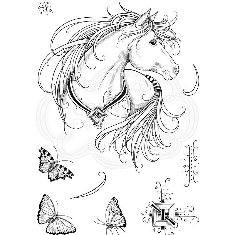 Mustang Harry A5 Clear Stamp Set