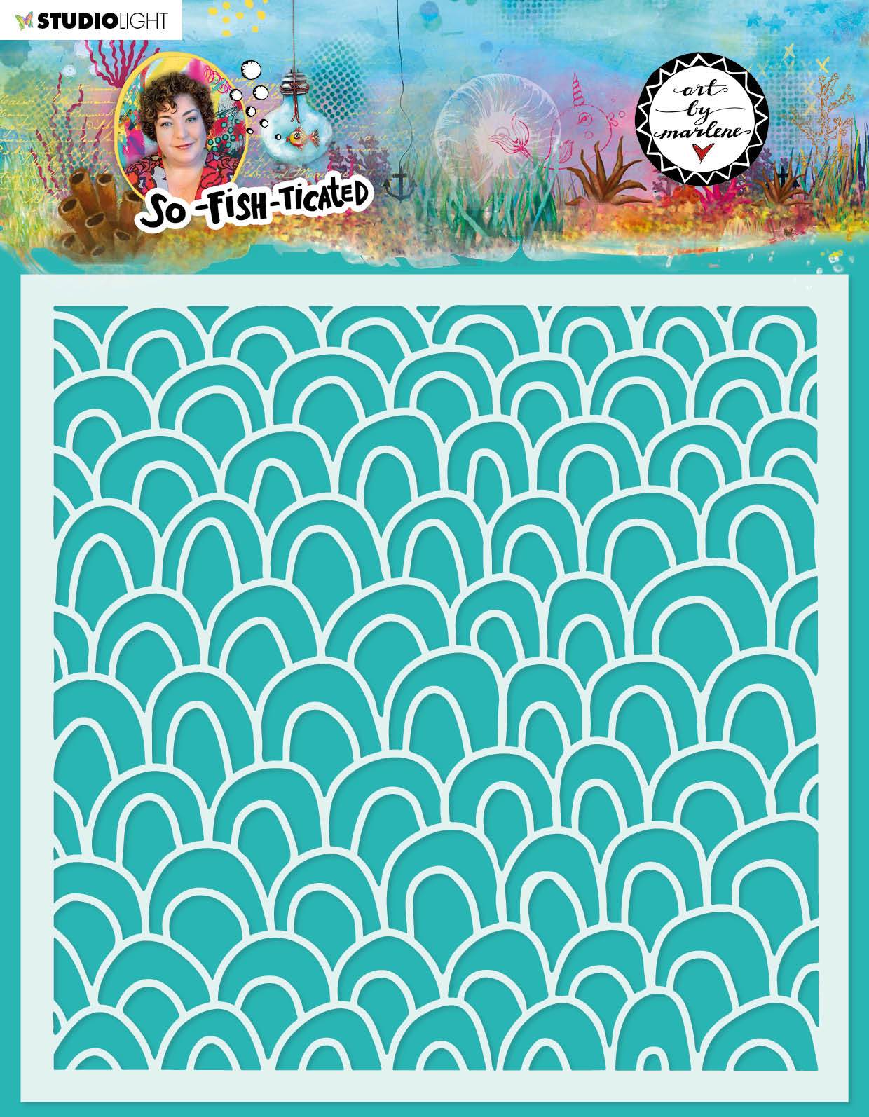 ABM Mask Underwater So-Fish-Ticated 200x200mm nr.8