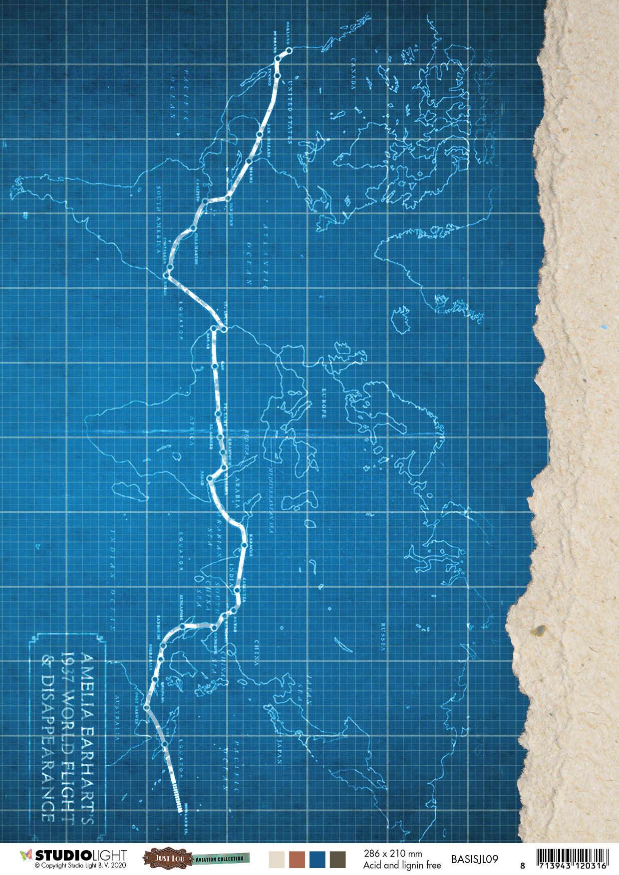 JL BG Paper 170gr Aviation Collection 210x297mm nr.09