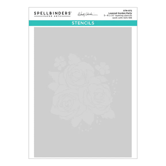 Garden Party SDS & Stencil Bundle from the From the Garden Collection by Wendy Vecchi