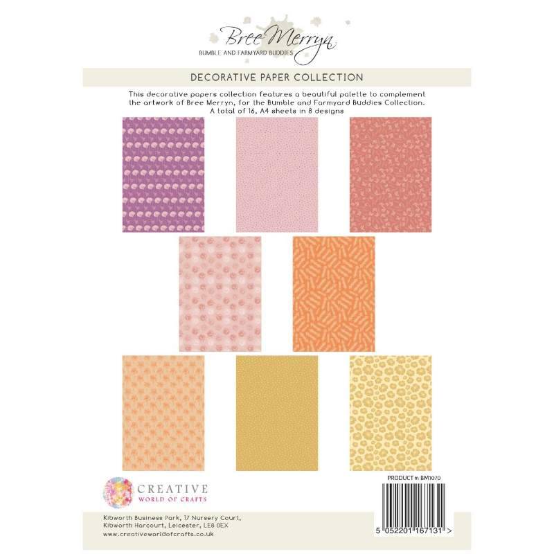 Bree Merryn Bumble & Farmyard Friends - Decorative Papers