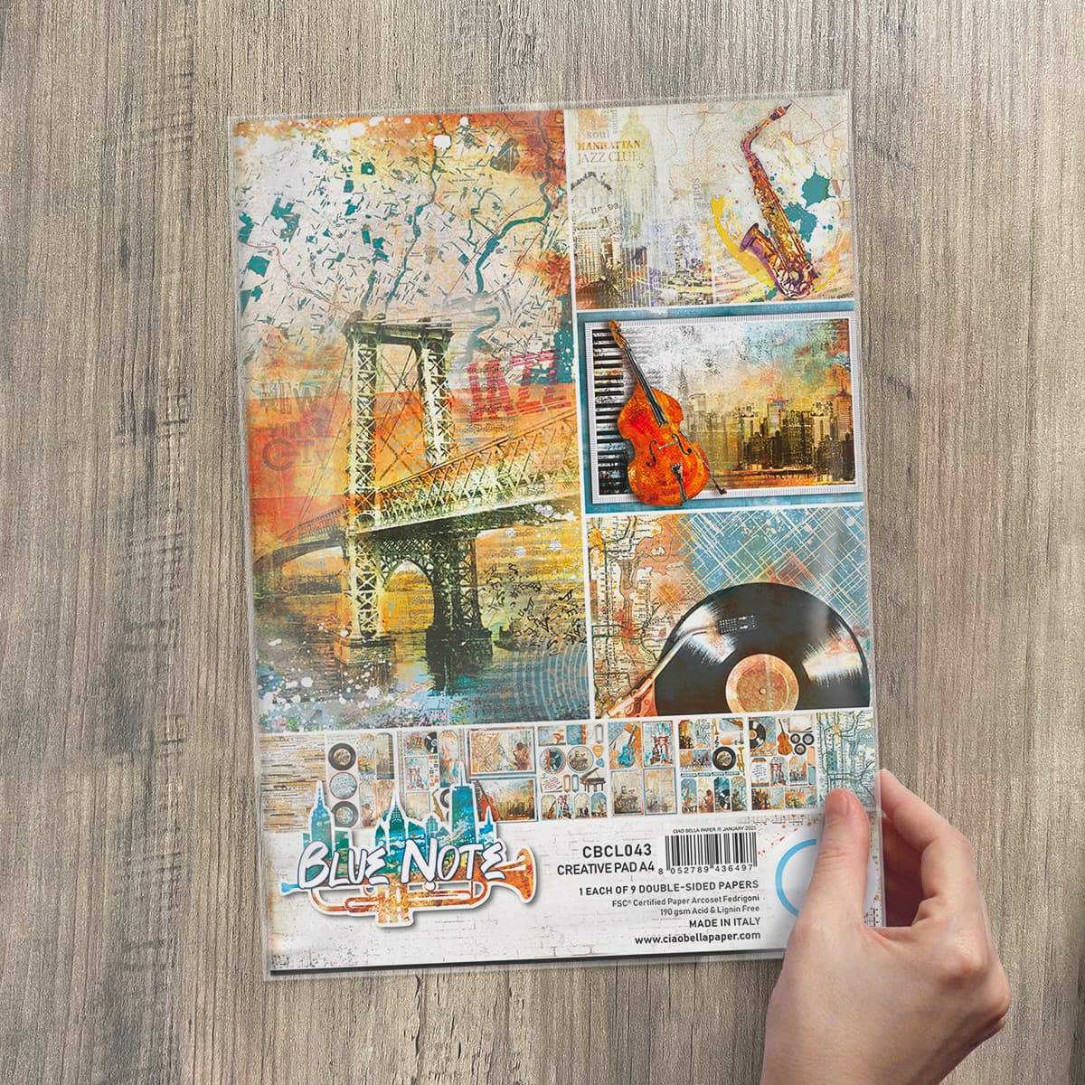 Ciao Bella Blue Note Creative Pad A4 9/Pkg