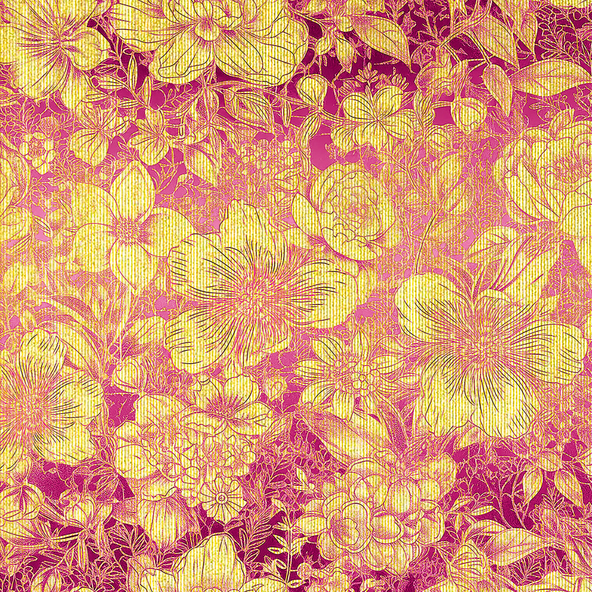 Deluxe Ethereal Paper Gold 6"x6" 5/Pkg