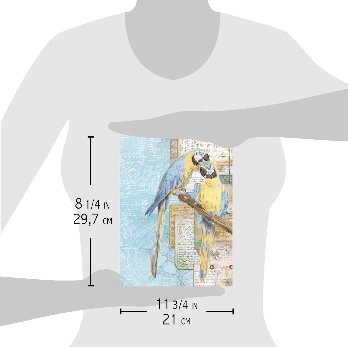 Ciao Bella Rice Paper A4 Captain's Quarters