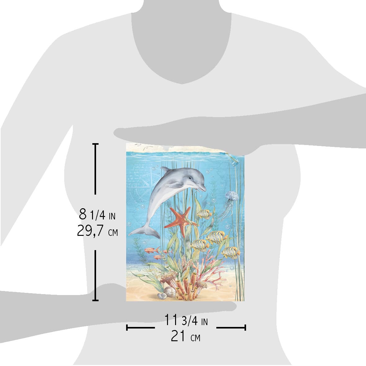 Ciao Bella Rice Paper A4 Message In A Bottle