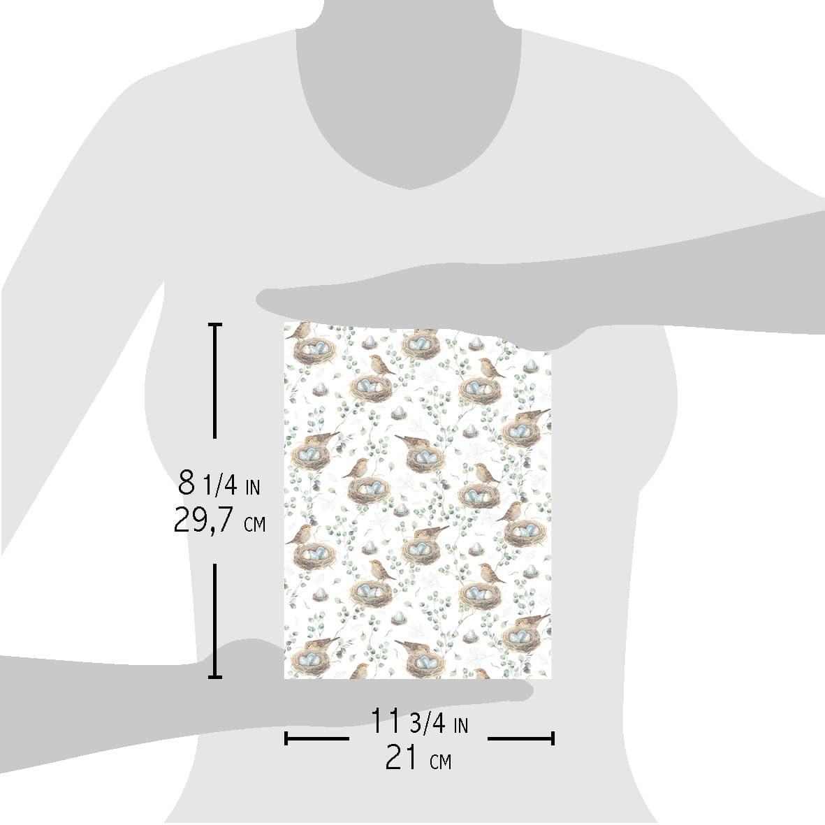 Ciao Bella Rice Paper A4 Sparrow Nest