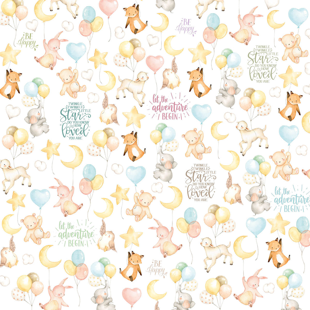 Ciao Bella My Tiny World Patterns Pad 12"x12" 8/Pkg