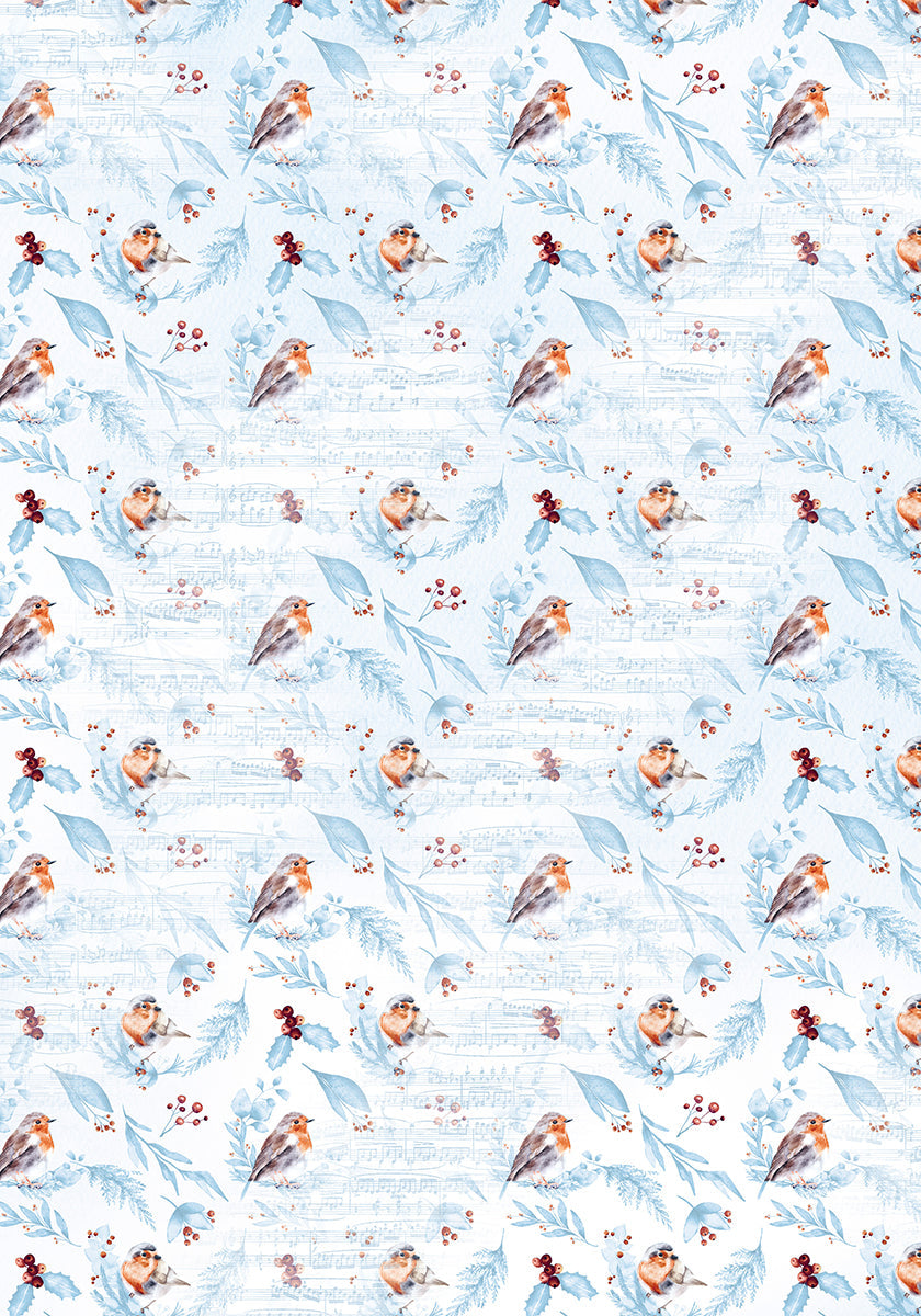 Ciao Bella Vellum Winter Journey Paper Patterns A4 6/Pkg