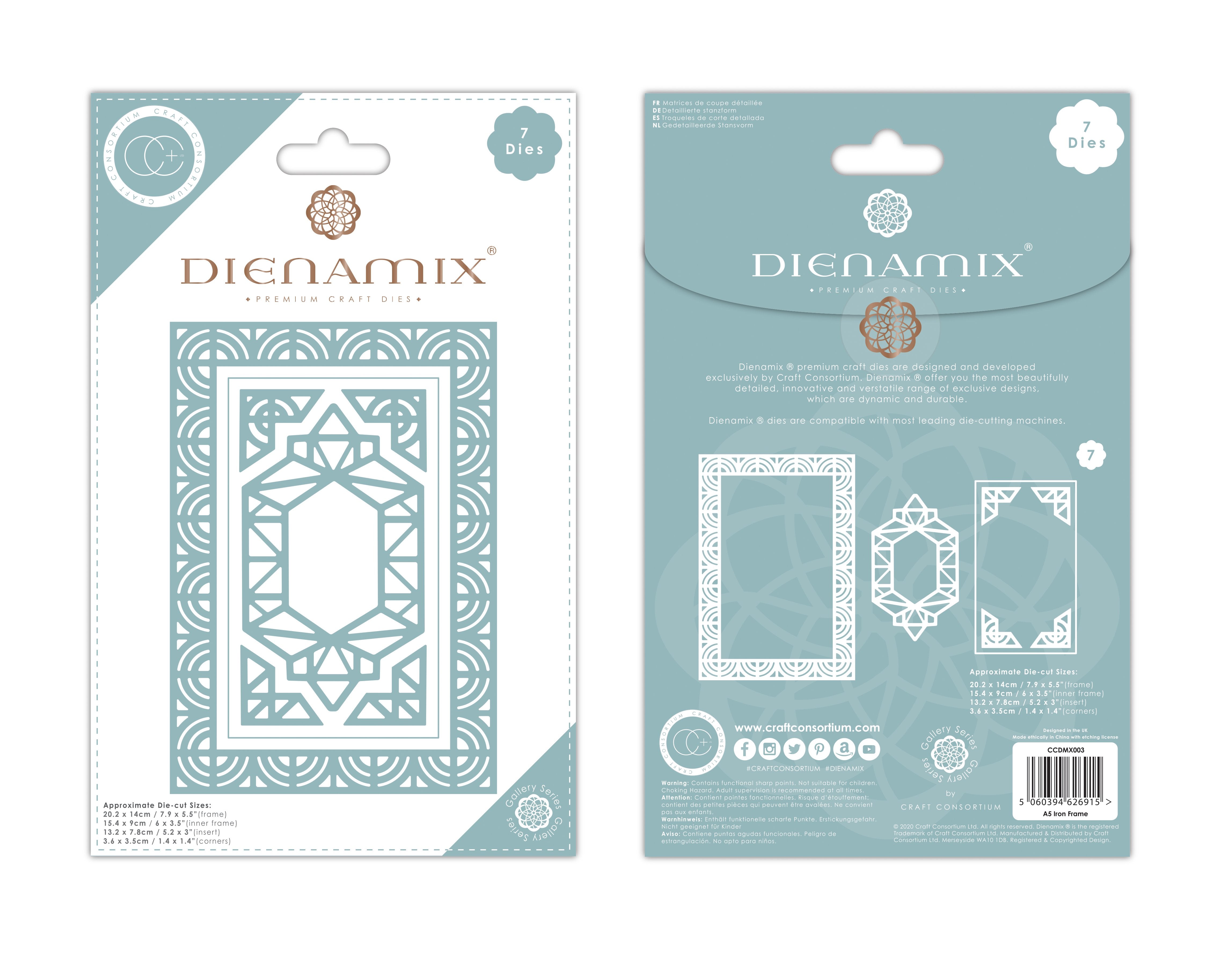 Iron Frame A5 Die Set