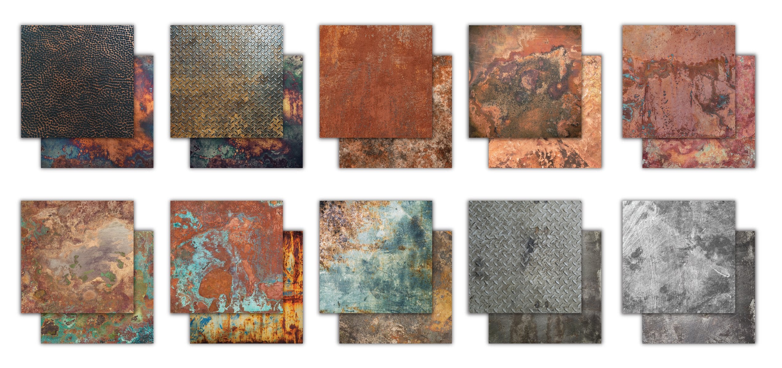 Metal Textures 6x6 Premium Paper Pad