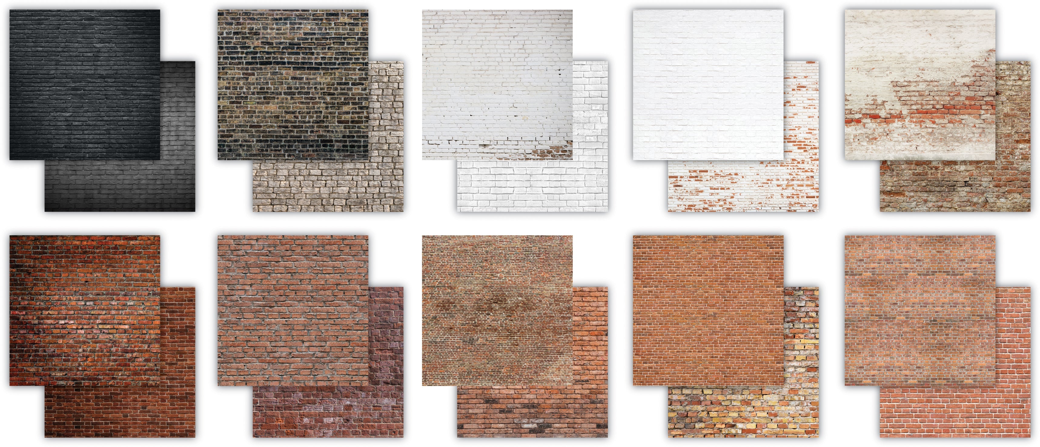 Brick Textures 6x6 Premium Paper Pad