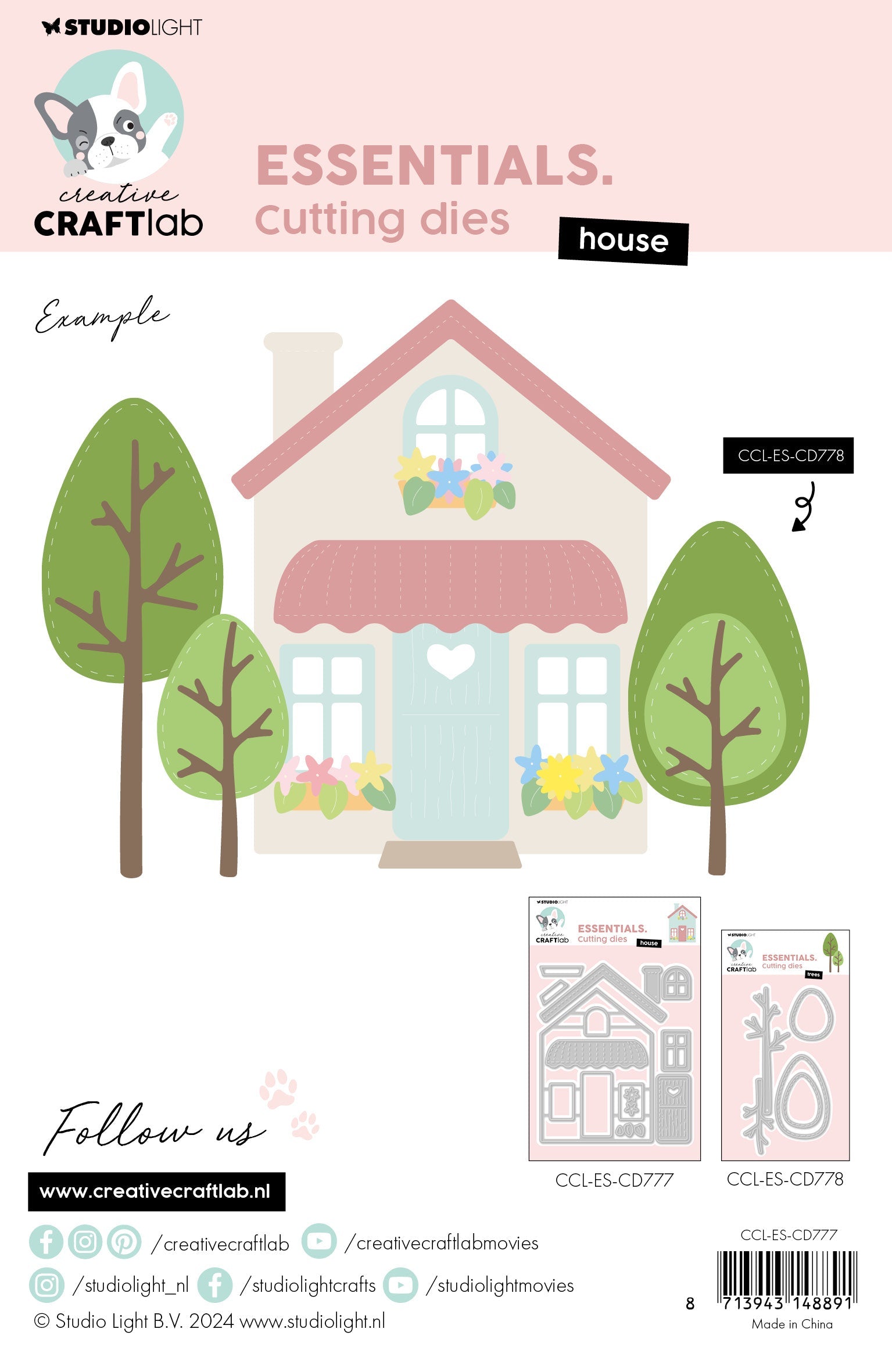 CCL Cutting Die House Essentials 10 PC