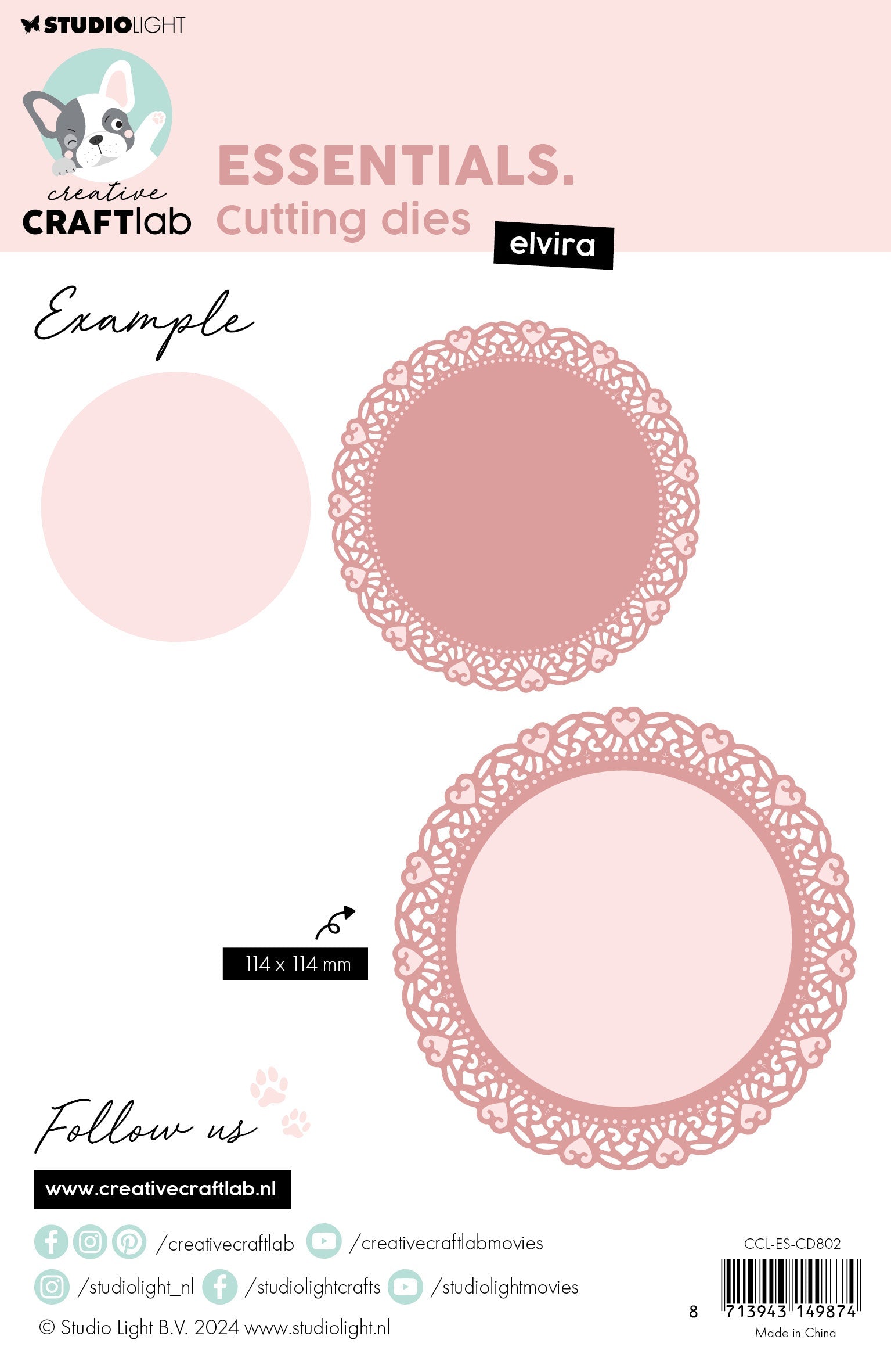 CCL Cutting Die Elvira Essentials 2 PC