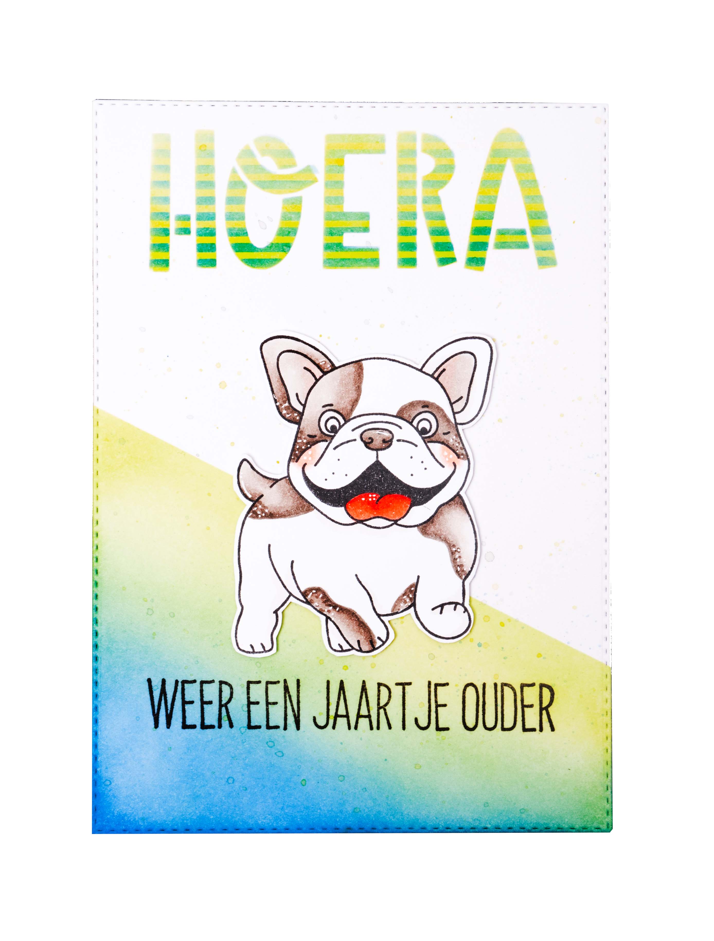 CCL Wooden Stamp Buddy Friendz 54x64x13mm 1 PC nr.570