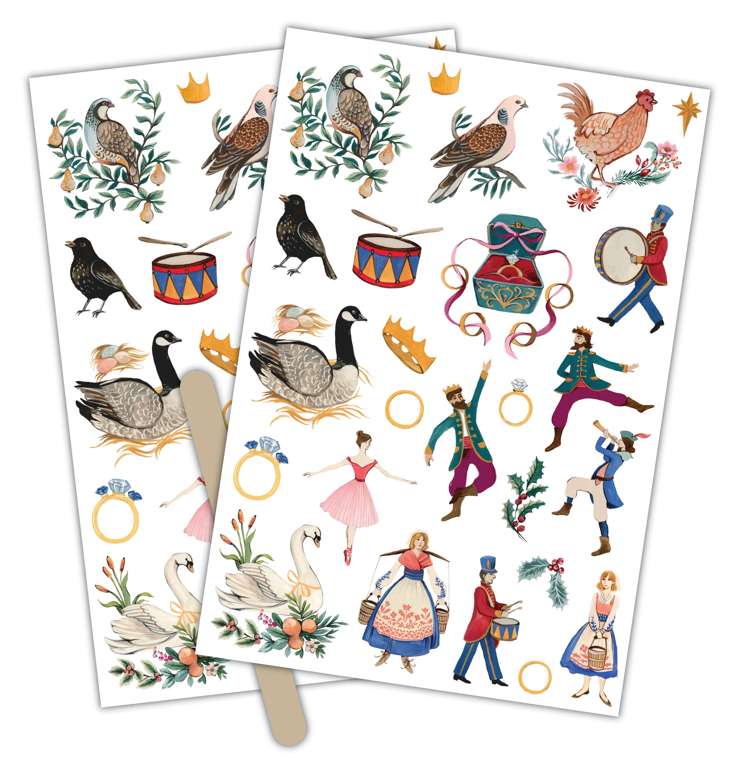 Craft Consortium 12 Days Of Christmas - Rub-Ons