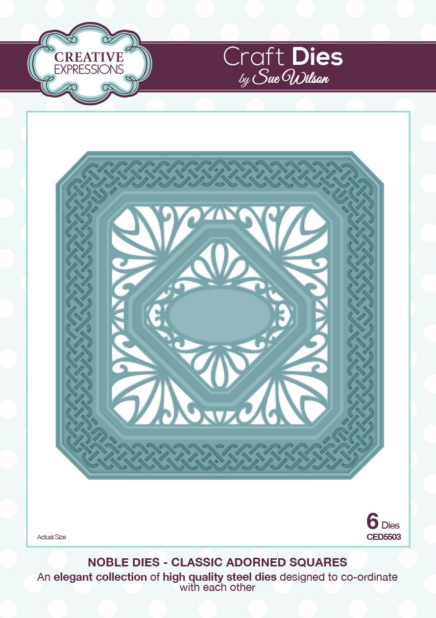 Sue Wilson Dies - Noble Collection - Classic Adorned Squares
