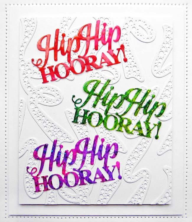 Dies by Sue Wilson Noble Expressions Collection Hip Hip Hooray Craft Die
