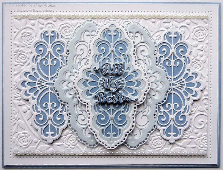 Creative Expressions Dies by Sue Wilson Mini Shadowed Sentiments All the Best