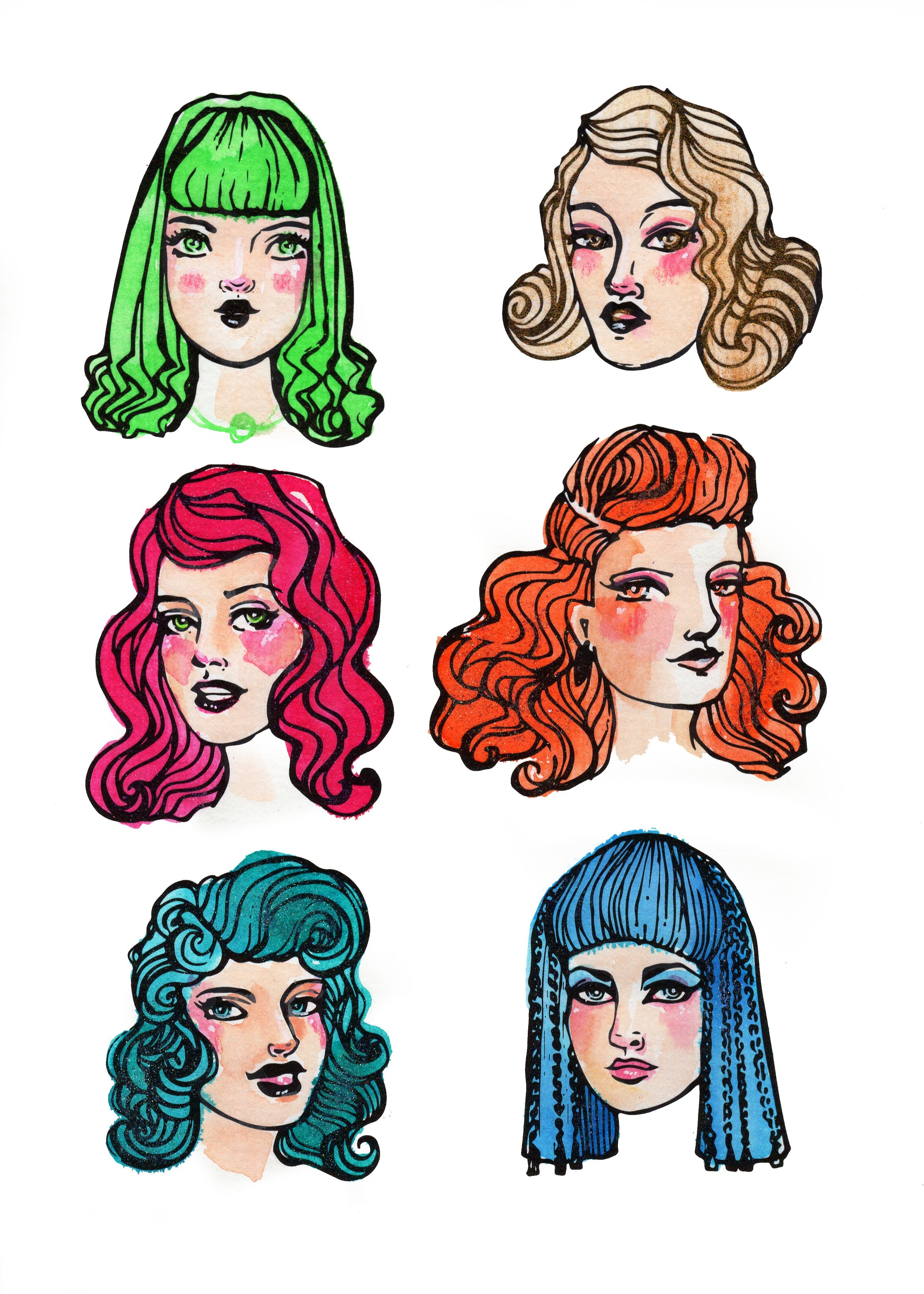 Creative Expressions Jane Davenport Starlets 2 6 in x 8 in Clear Stamp Set