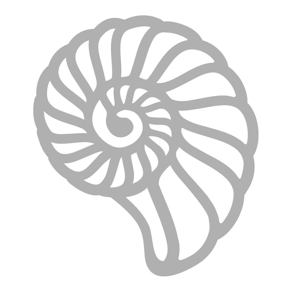 Couture Creations Seaside Girl Swirling Shell Mini Die