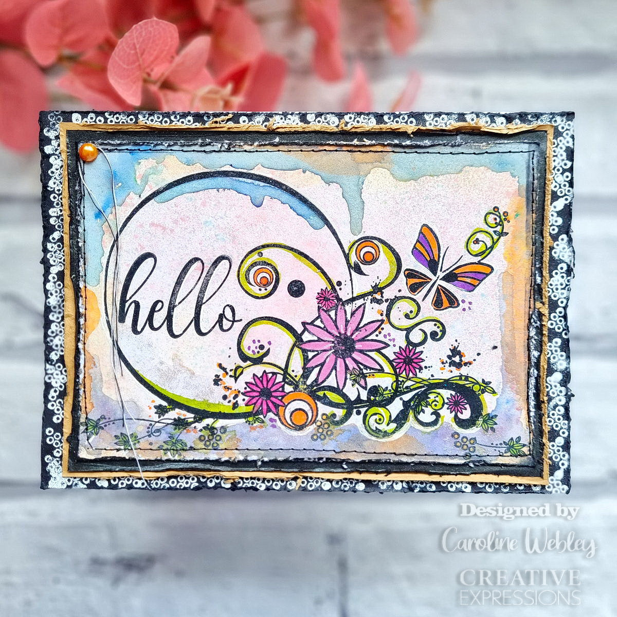 Creative Expressions Designer Boutique Why Hello 6 in x 4 in Clear Stamp Set