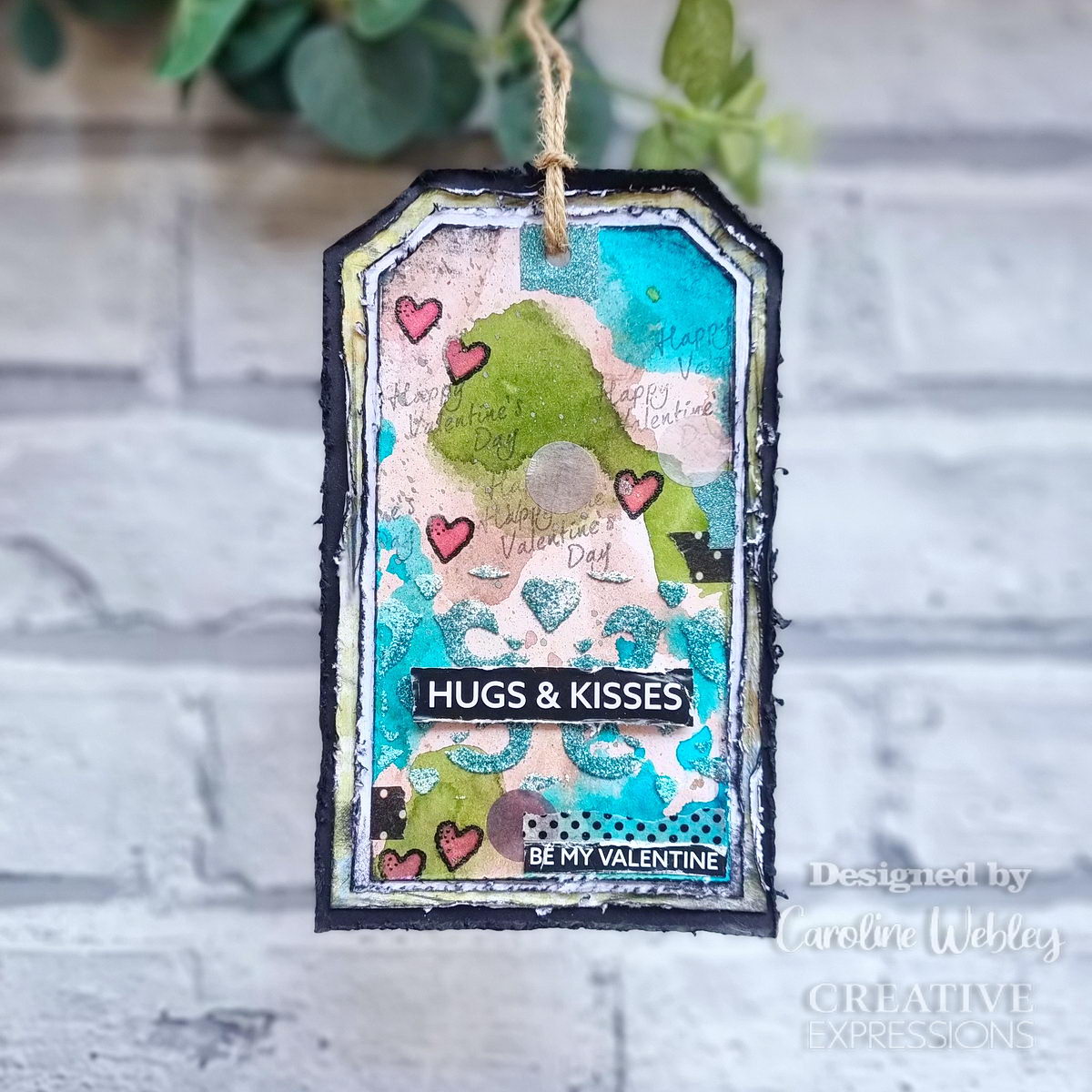 Creative Expressions Wordies Sentiment Sheets - Be My Valentine 4 Pk 6 in x 8 in