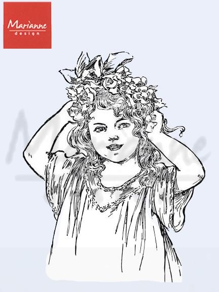 Clear Stamp - Marianne - Vintage - Lady
