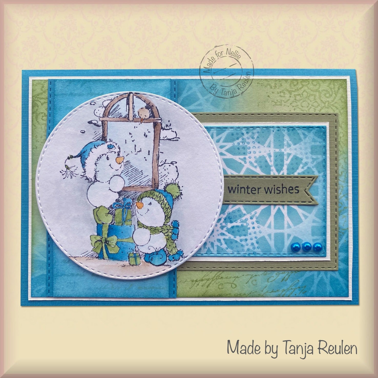 Nellie's Choice Mixed Media Stencil - Slim Line - Crystal