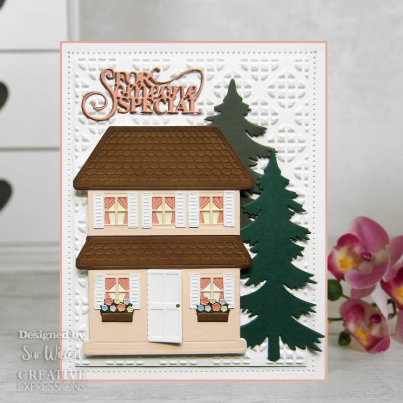 Creative Expressions Sue Wilson Shaped Cards House Front Craft Die