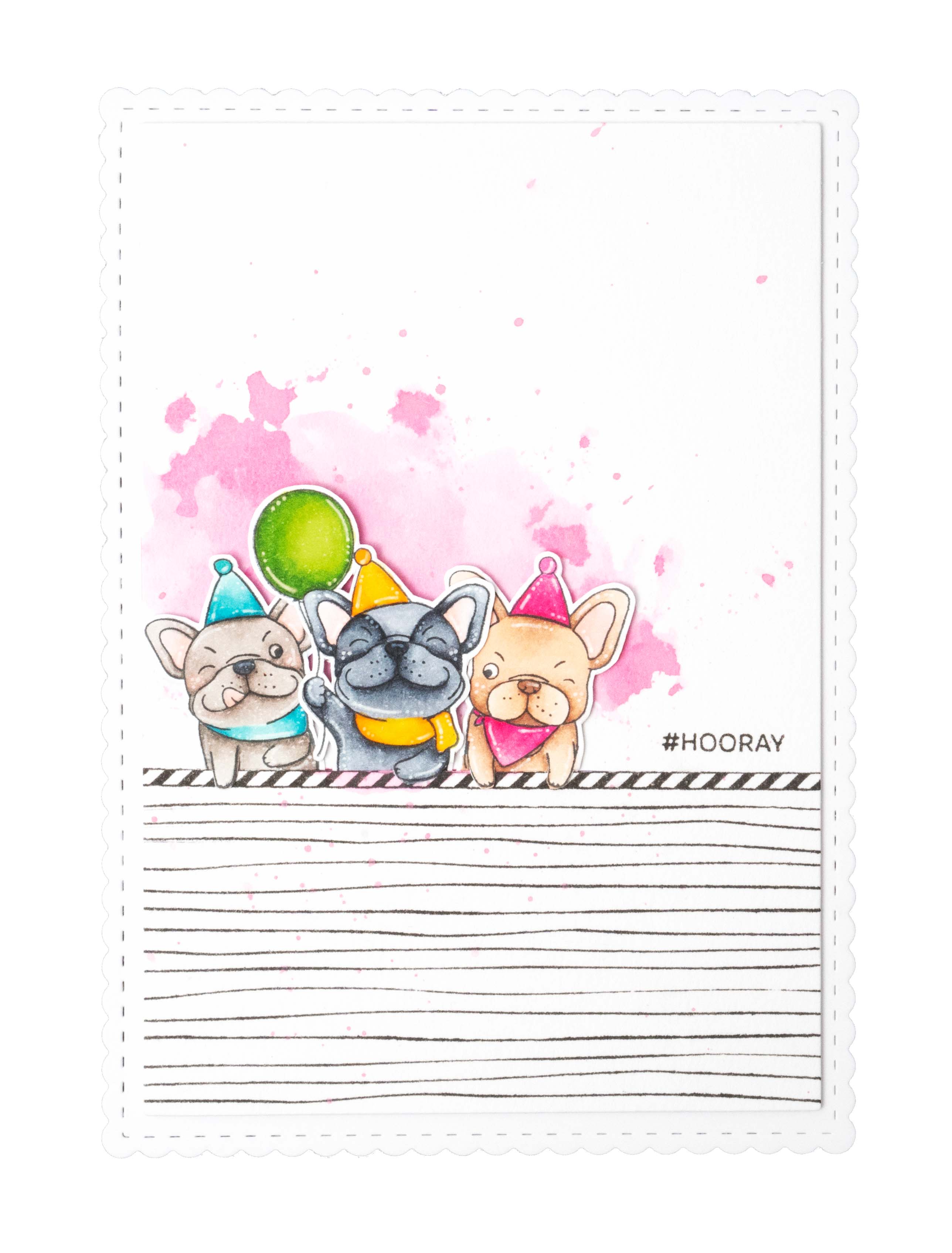 CCL Clear Stamp Buddy's Party Friendz 225x80x3mm 15 PC nr.348