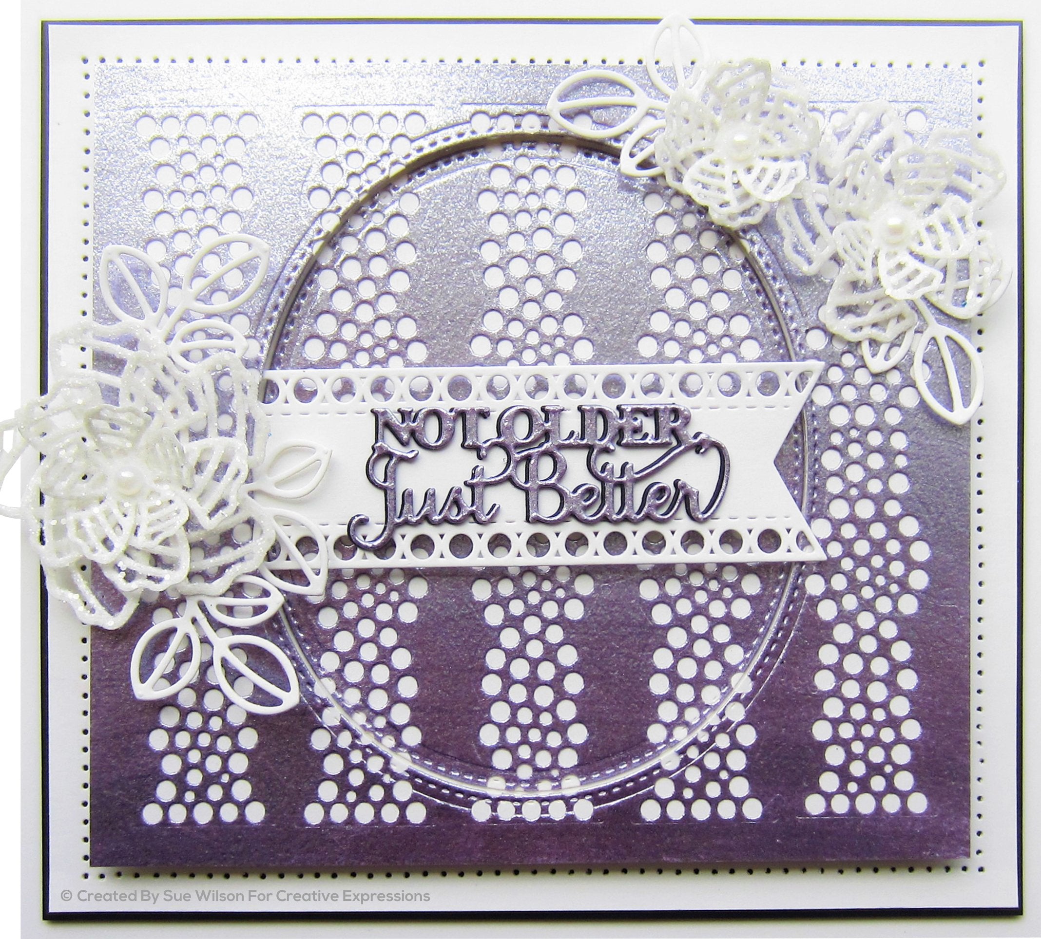 Sue Wilson Finishing Touches Whirligig Flower Craft Die