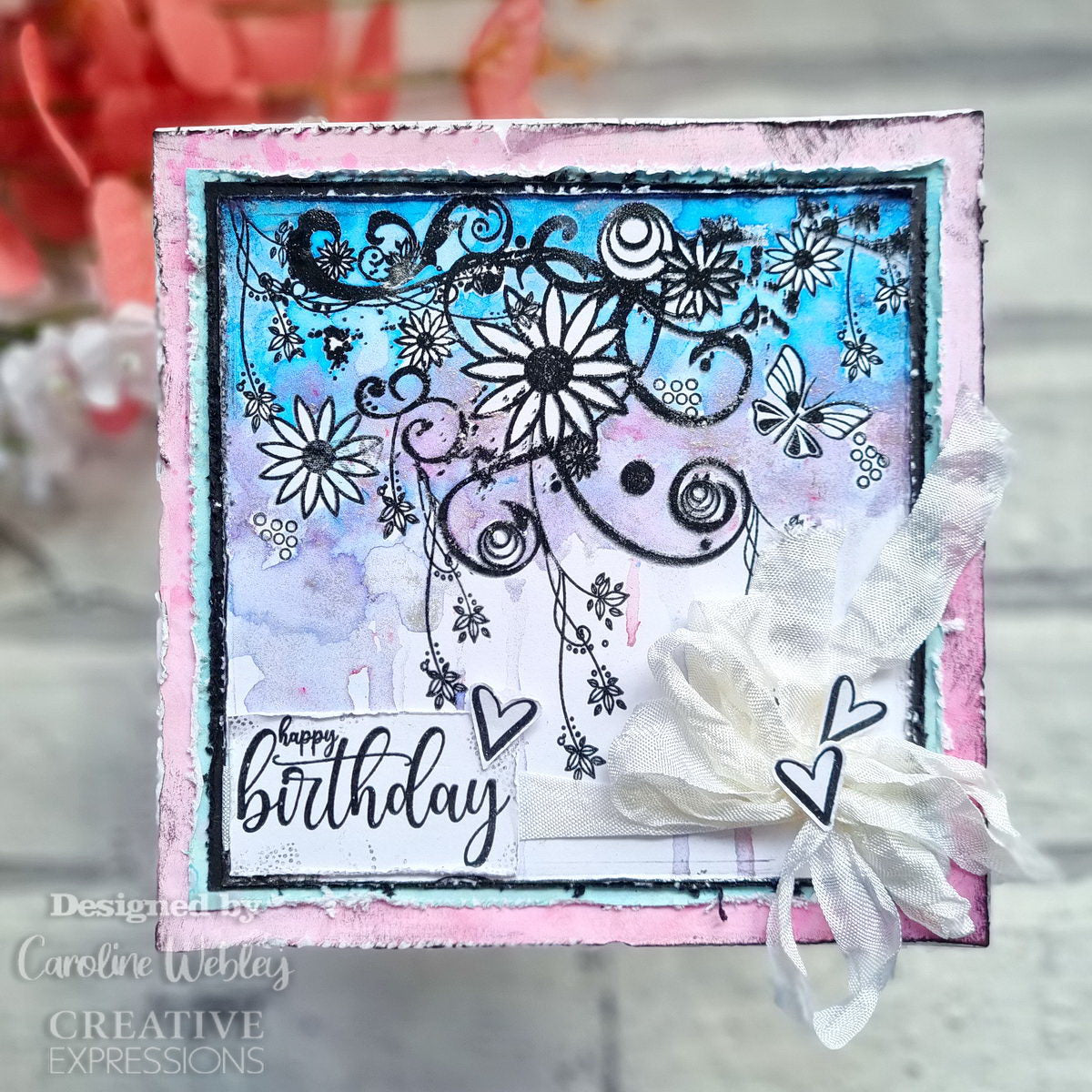 Creative Expressions Designer Boutique Why Hello 6 in x 4 in Clear Stamp Set