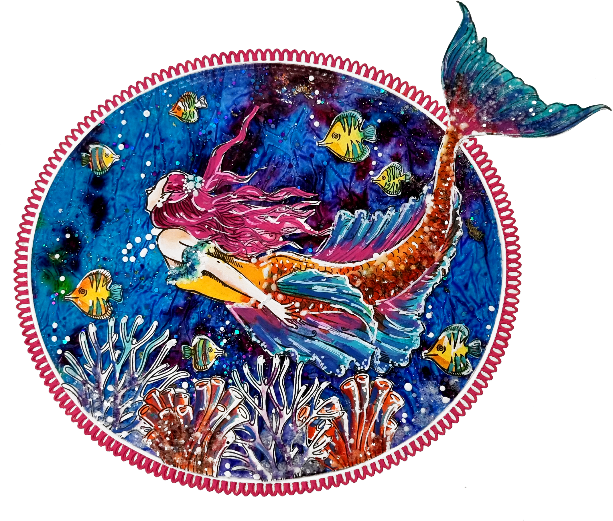 Pink Ink Designs Mira 6 in x 8 in Clear Stamp Set