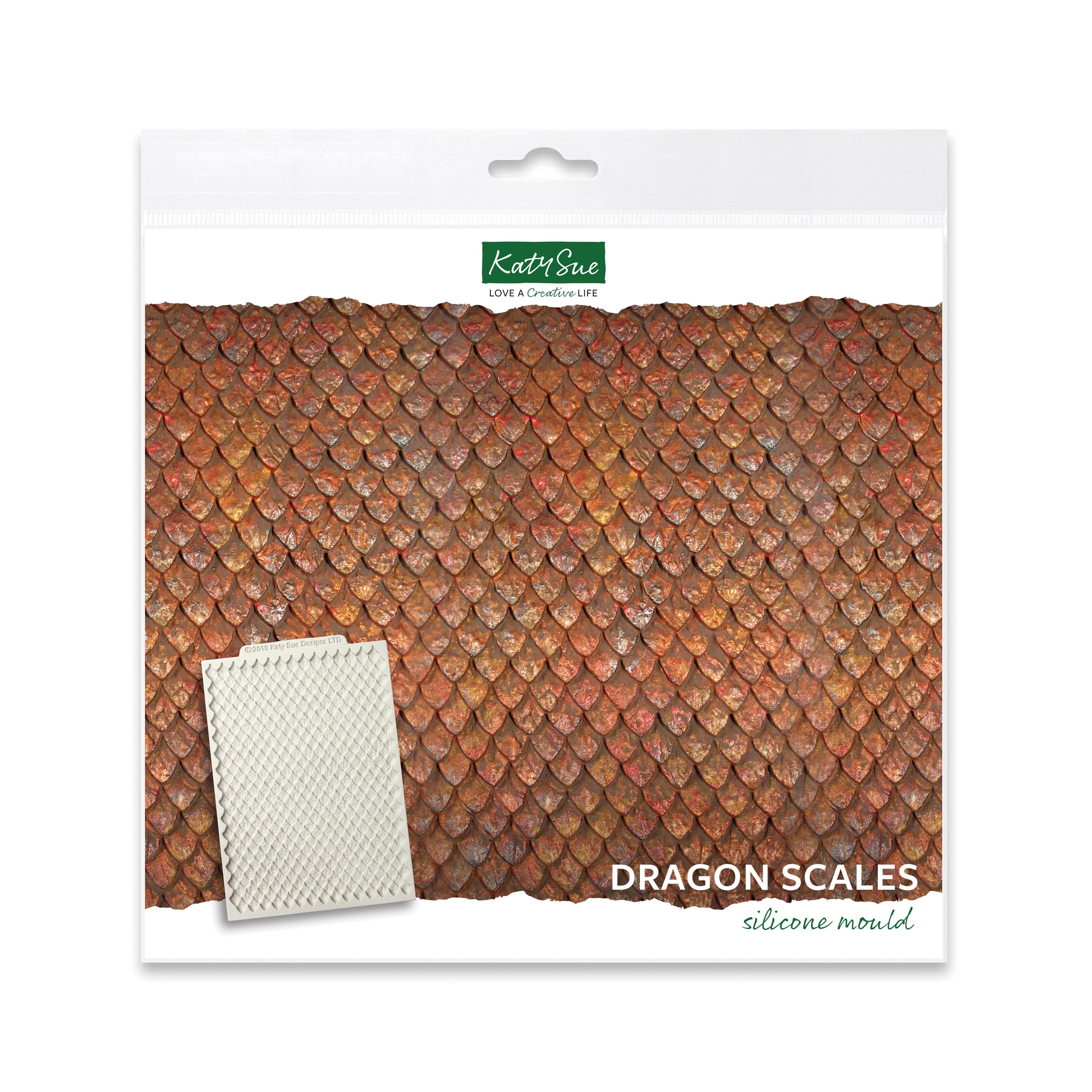 Continuous Dragon Scales Silicone Mould