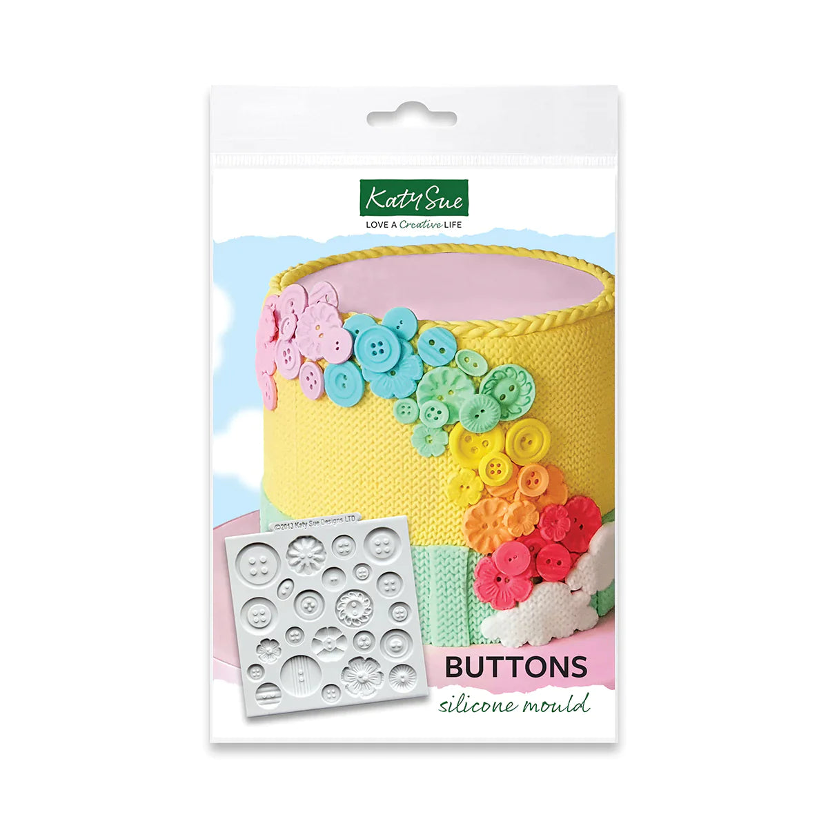 Buttons Silicone Mould