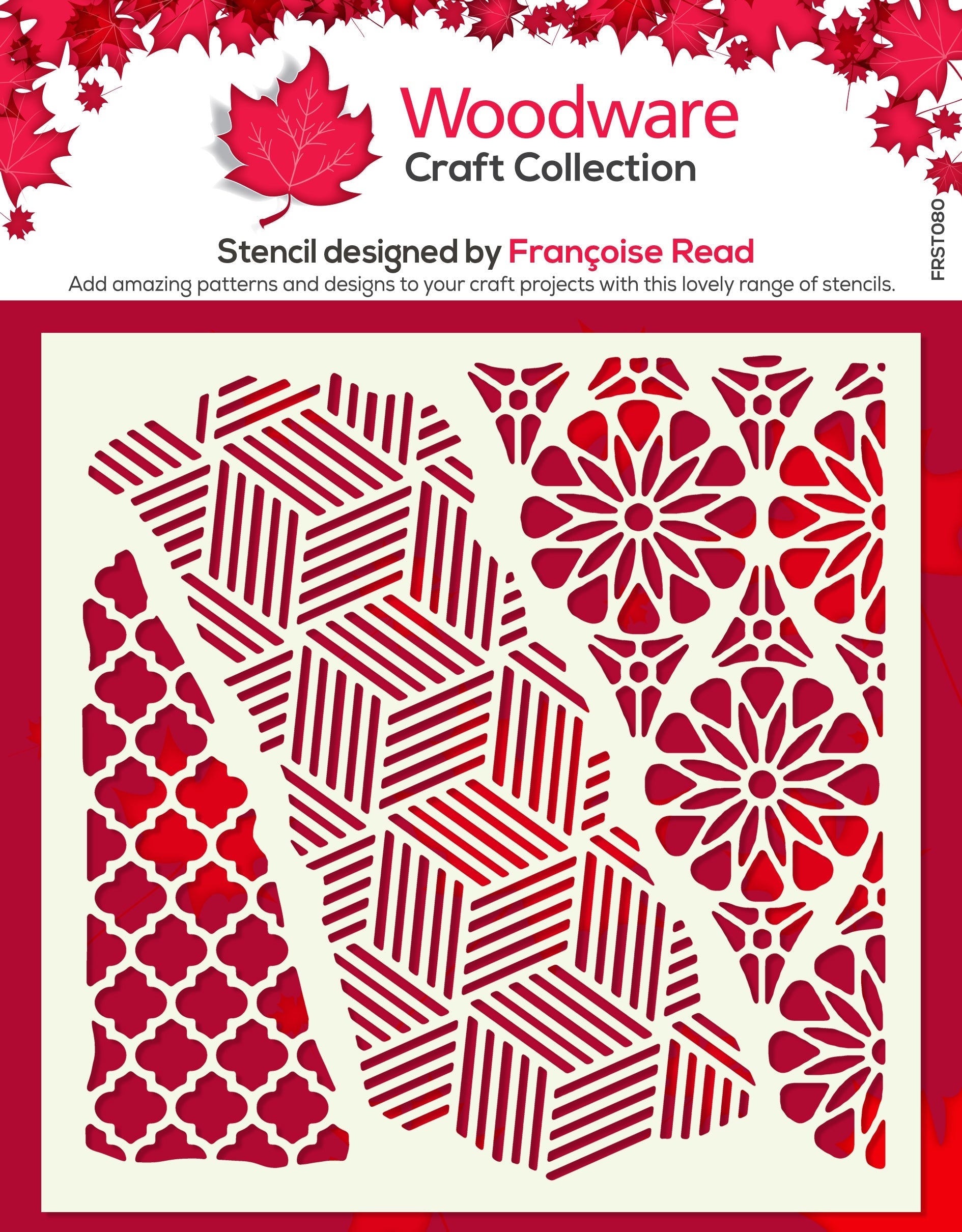 Woodware Quito 6 in x 6 in Stencil