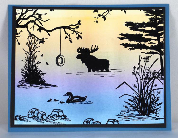 Frog's Whiskers Ink Stamp - Moose