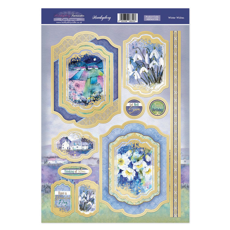 Hunkydory Topper Favourites - Winter Wishes