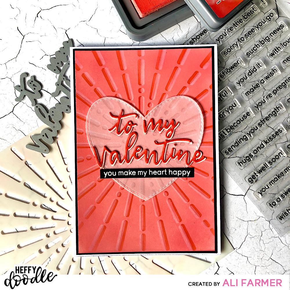 Simply Radiant Stencil