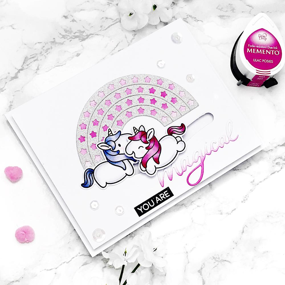 Fluffy Puffy Unicorns Stamps