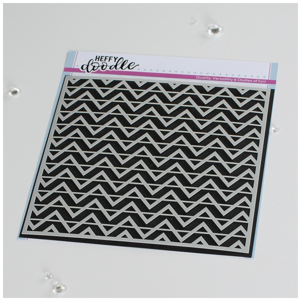 Chevron Fun Stencil