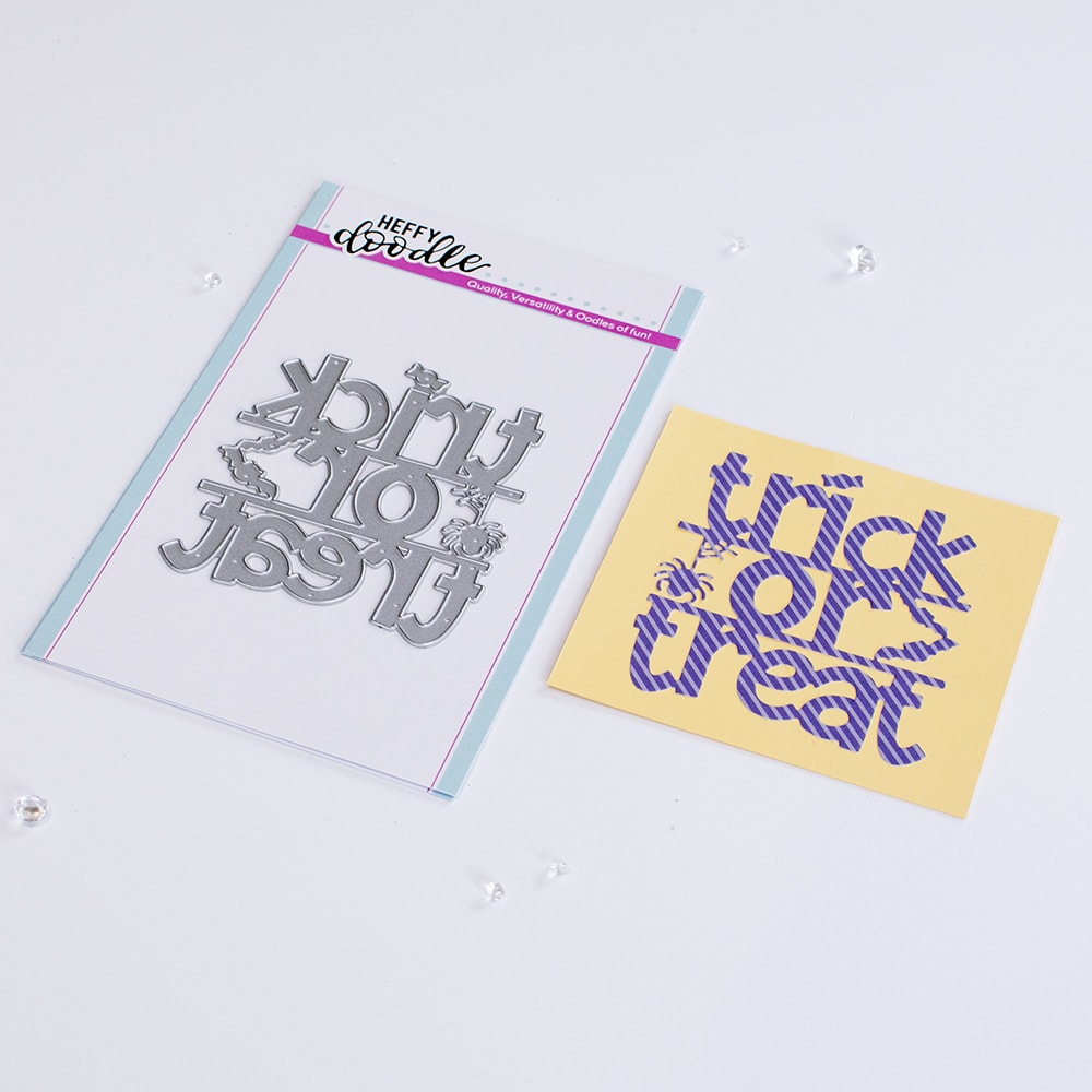 Trick Or Treat Jumbo Sentiment Die