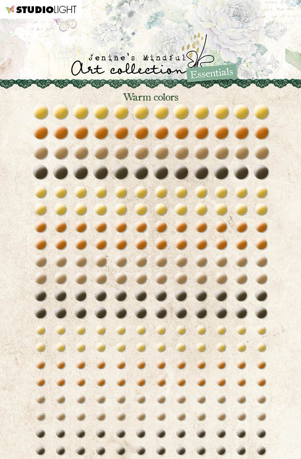 JMA Self-Adhesive Pearls Warm Colors Essentials 105x160x4mm 240 PC nr.04
