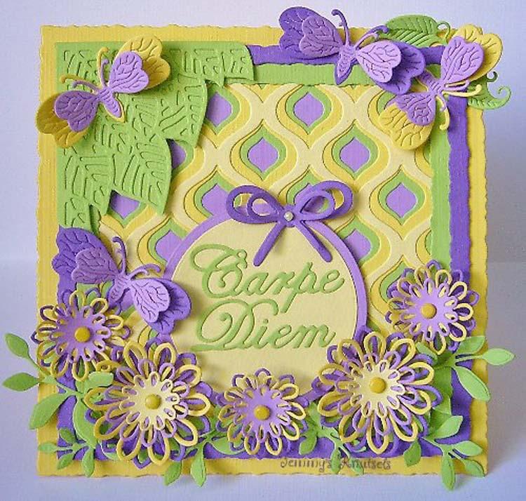 Nellie's Choice Layered Combi Dies Square Drops Layer B