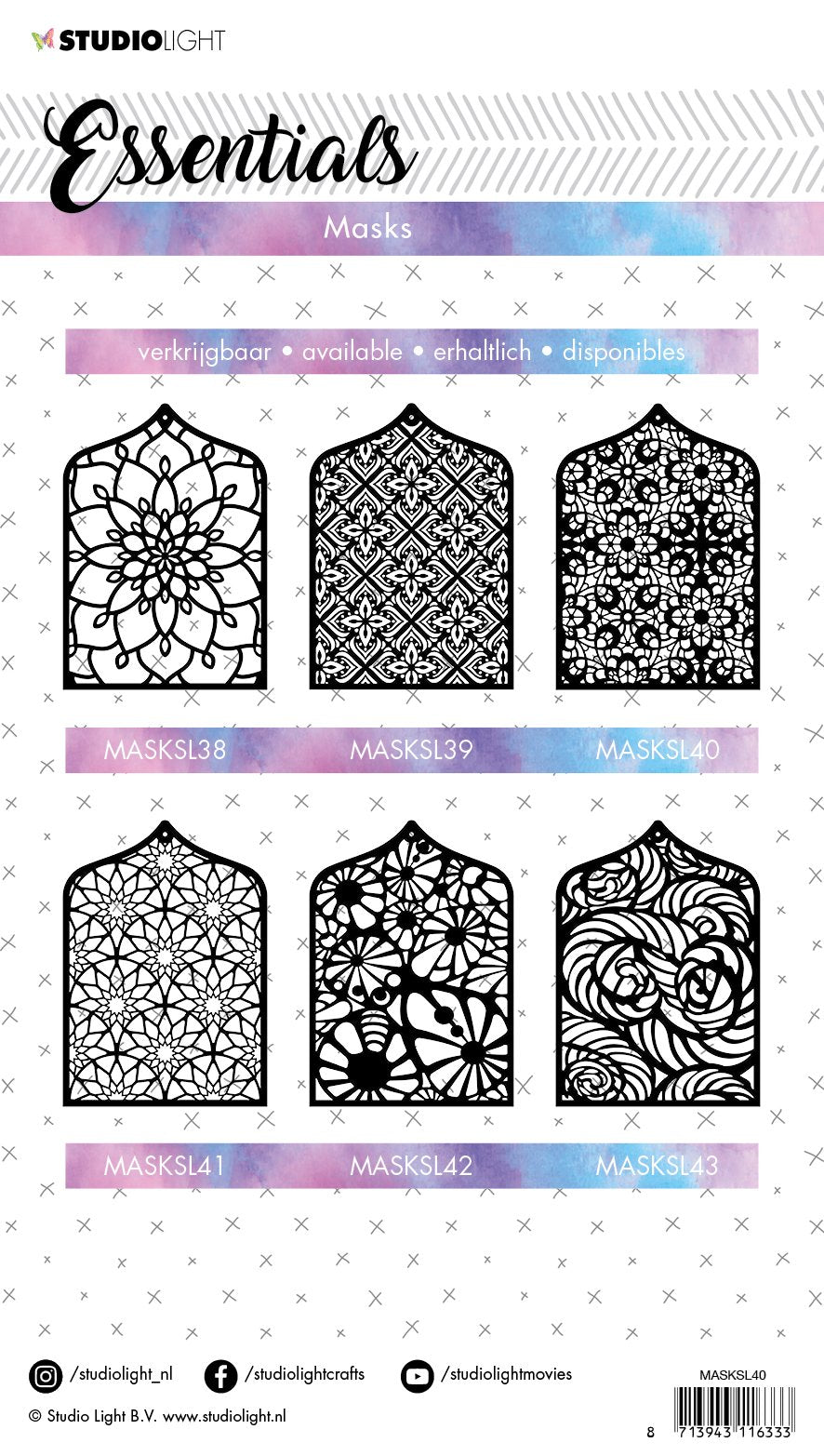 Mask Stencil (1) A5 Essentials nr.40