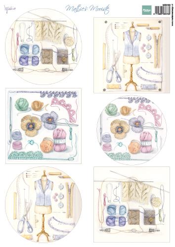 Mattie's Mooiste - Crochet A4 Cutting Sheet