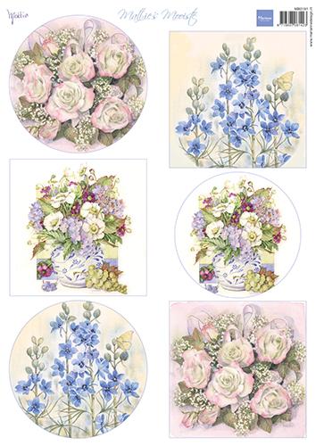 Mattie's Mooiste - Field Flowers A4 Cutting Sheet